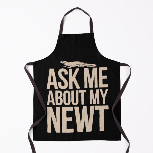 Item preview, Ask Me About My Newt Funny Amphibian Pet Owner Text Design designed and sold by EchoElowen.