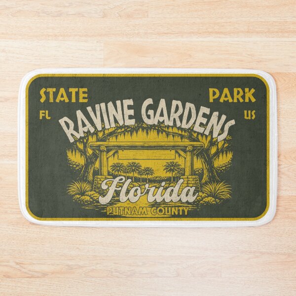 Item preview, Ravine Gardens State Park, Putnam County, Florida, badge design designed and sold by Wanderful-roads.
