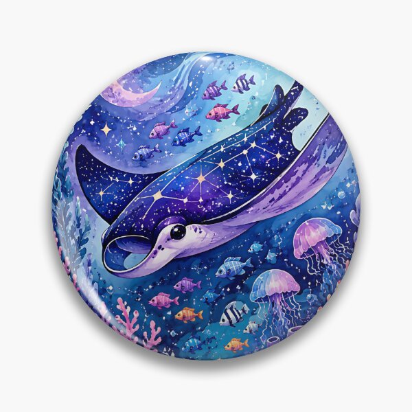 Item preview, Celestial Manta Ray Dreamscape  designed and sold by Jaideep Walia.