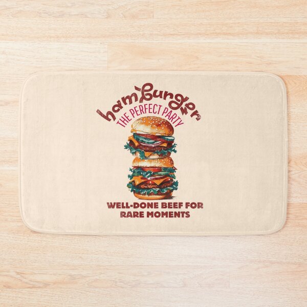 Item preview, Hamburger The Perfect Patty Well-Done Beef Graphic designed and sold by SilverSeaBKK.