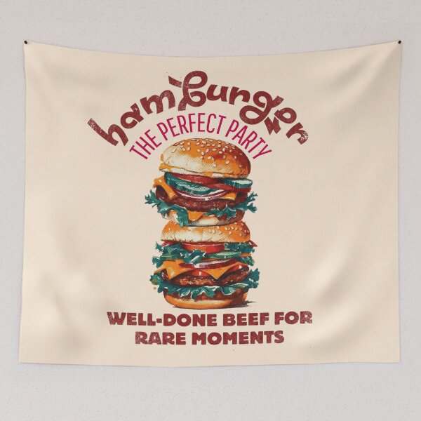 Item preview, Hamburger The Perfect Patty Well-Done Beef Graphic designed and sold by SilverSeaBKK.