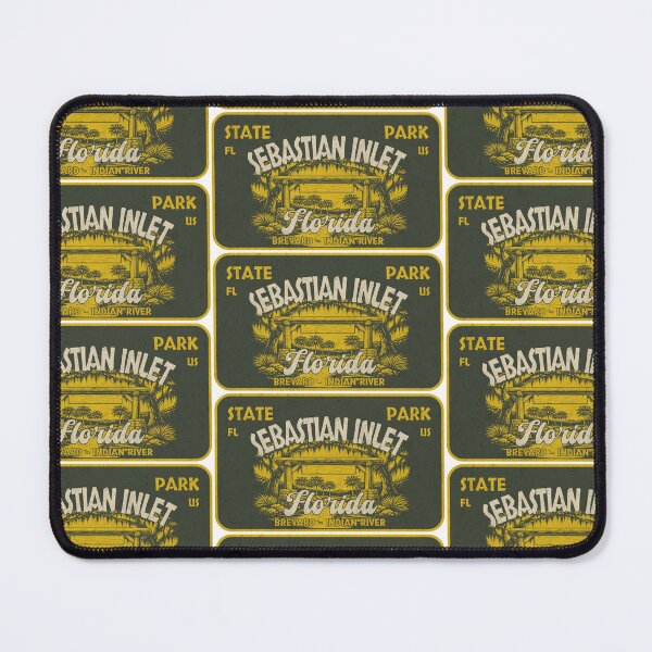 Item preview, Sebastian Inlet State Park, Brevard - Indian River, Florida, badge design designed and sold by Wanderful-roads.