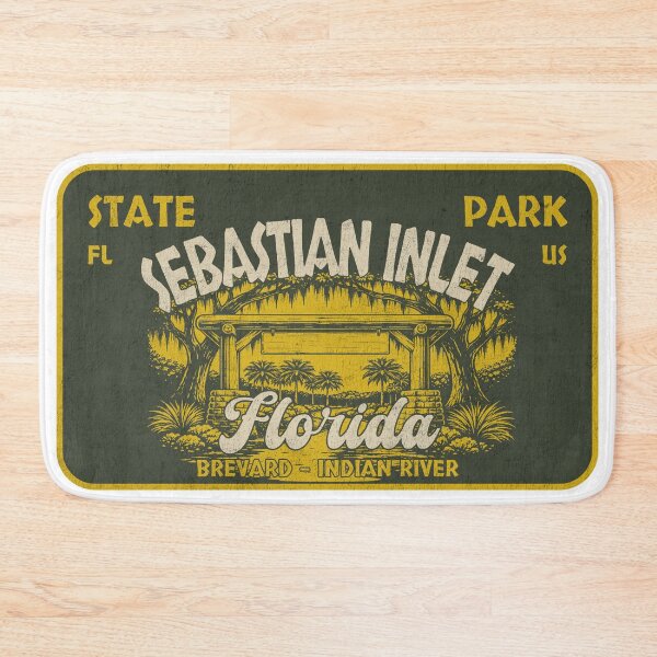 Item preview, Sebastian Inlet State Park, Brevard - Indian River, Florida, badge design designed and sold by Wanderful-roads.