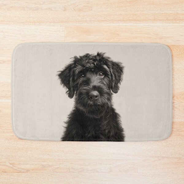 Item preview, Adorable Black Russian Terrier puppy for Cute Blackie puppy lovers designed and sold by LazyOwlStore.