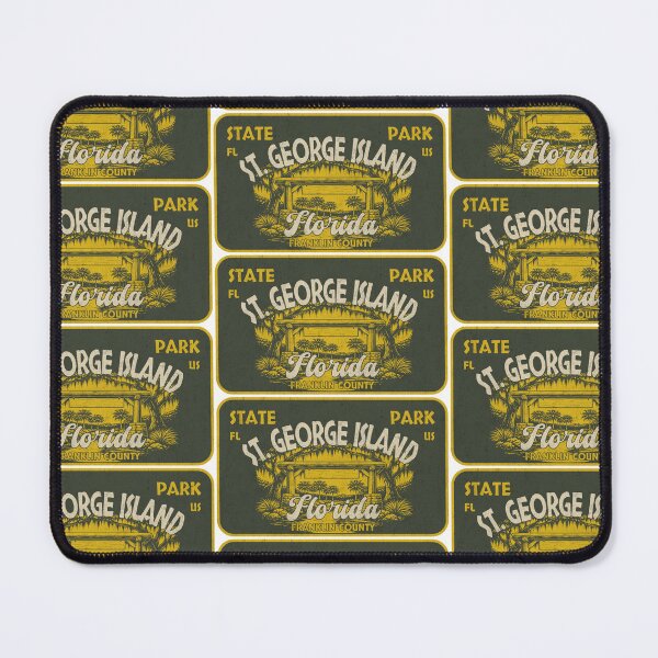 Item preview, St. George Island State Park, Franklin County, Florida, badge design designed and sold by Wanderful-roads.