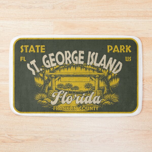 Item preview, St. George Island State Park, Franklin County, Florida, badge design designed and sold by Wanderful-roads.