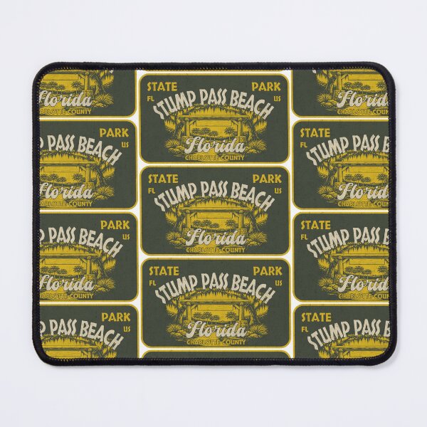 Item preview, Stump Pass Beach State Park, Charlotte County, Florida, badge design designed and sold by Wanderful-roads.