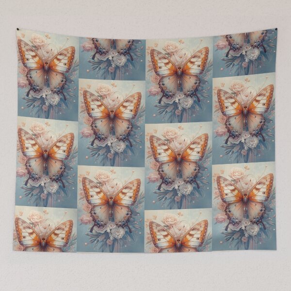 Item preview, Colorful butterfly spreading its wings designed and sold by Art70shop.