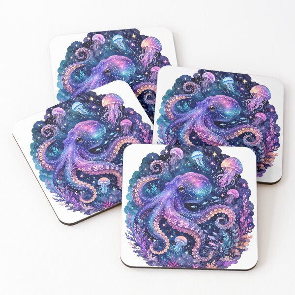 Item preview, Cosmic Deep Sea Octopus designed and sold by Jaideep Walia.