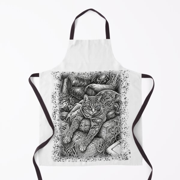 Item preview, Psychedelic Cosmic Cat Galactic Space Trippy Mandala Sacred Geometry Abstract Art designed and sold by Ophtizu.