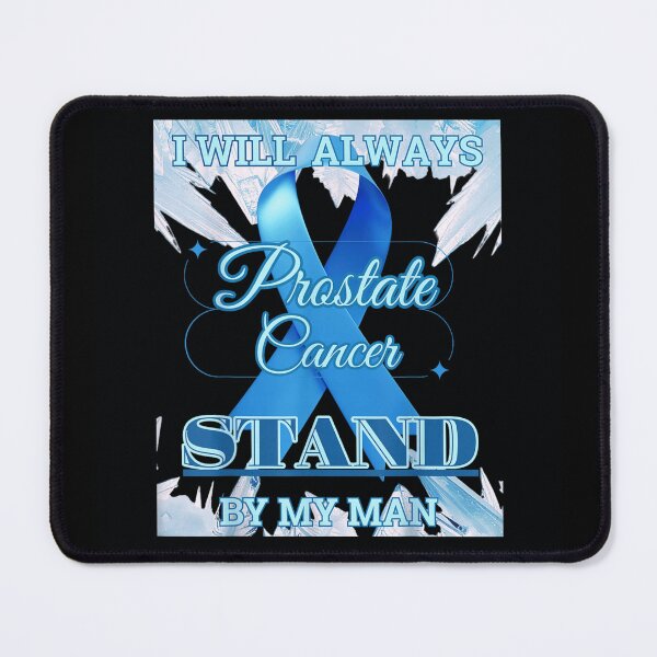 Item preview, I Will Always Stand By My Man Prostate Cancer Awareness Blue Ribbon designed and sold by Ophtizu.