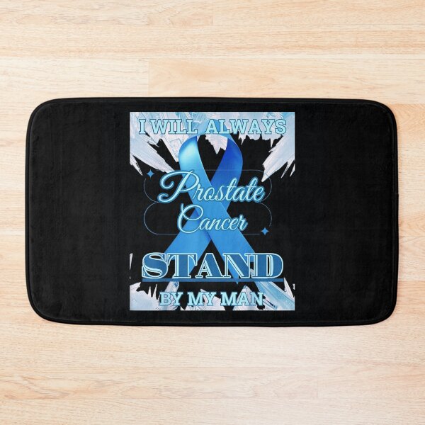 Item preview, I Will Always Stand By My Man Prostate Cancer Awareness Blue Ribbon designed and sold by Ophtizu.