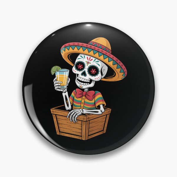 Item preview, Dia De Los Muertos Sugar Skull Tequila Day of Dead designed and sold by TrinaEspinoza.