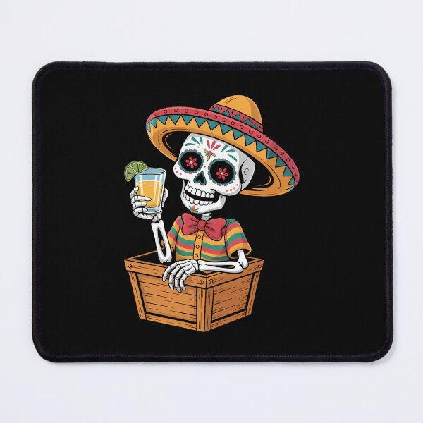 Item preview, Dia De Los Muertos Sugar Skull Tequila Day of Dead designed and sold by TrinaEspinoza.