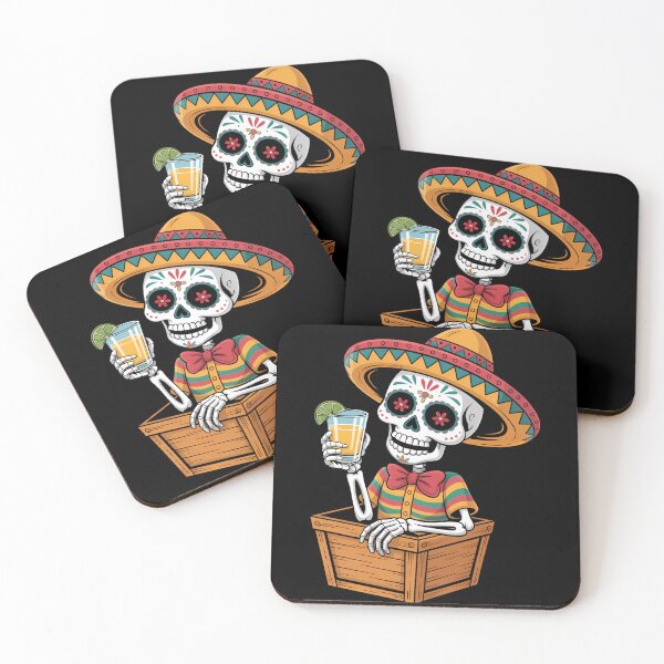 Item preview, Dia De Los Muertos Sugar Skull Tequila Day of Dead designed and sold by TrinaEspinoza.