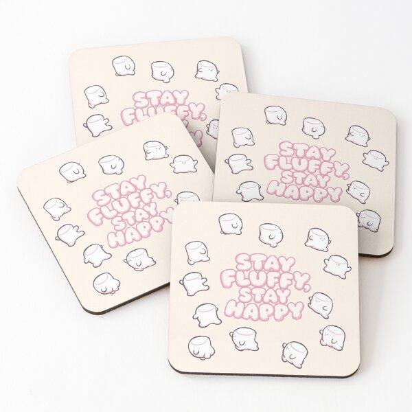 Item preview, Stay Fluffy, Stay Happy - Melo-C Marshmallow designed and sold by tongstudio.