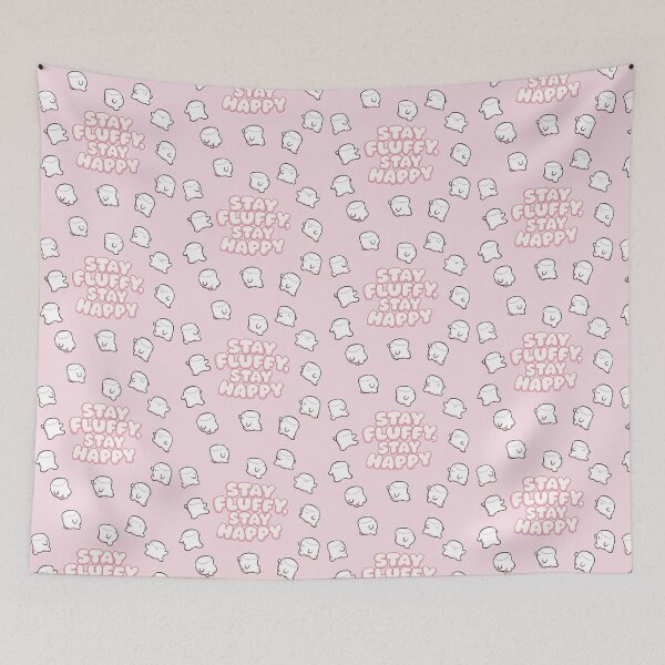 Item preview, Stay Fluffy, Stay Happy - Melo-C Marshmallow designed and sold by tongstudio.