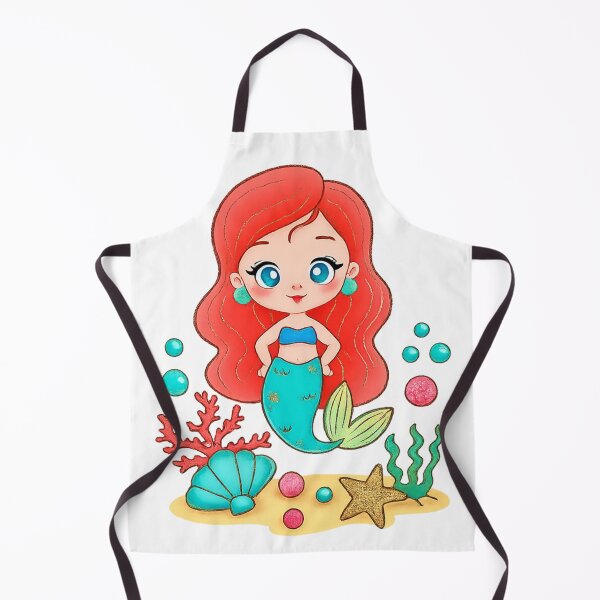 Item preview, Cute Little Mermaid - Magical Ocean Cartoon Pattern designed and sold by nora8820.