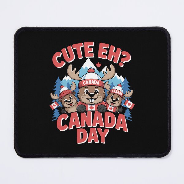 Item preview, Cute Eh Happy Canada day Flag designed and sold by TrinaEspinoza.