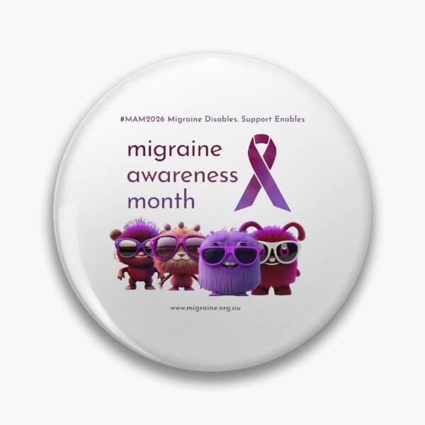 Item preview, MAM2026 Migraine Disables Support Enables designed and sold by Migraine Australia.