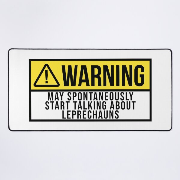 Item preview, Leprechaun Warning designed and sold by XCIV.
