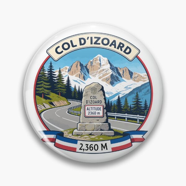 Item preview, Col d'Izoard France Sticker TShirt 04 designed and sold by OuterShellUK.