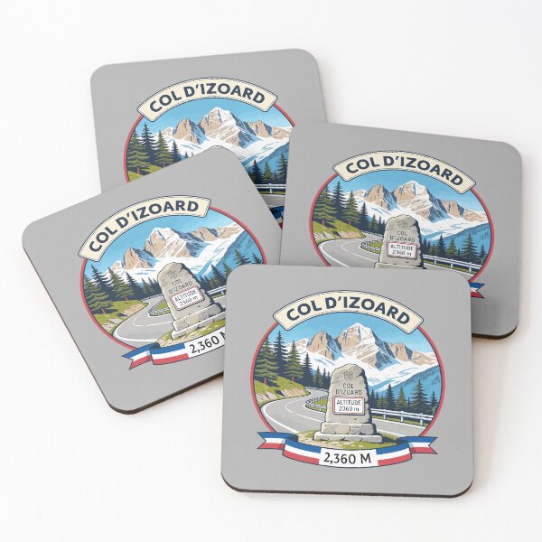 Item preview, Col d'Izoard France Sticker TShirt 04 designed and sold by OuterShellUK.