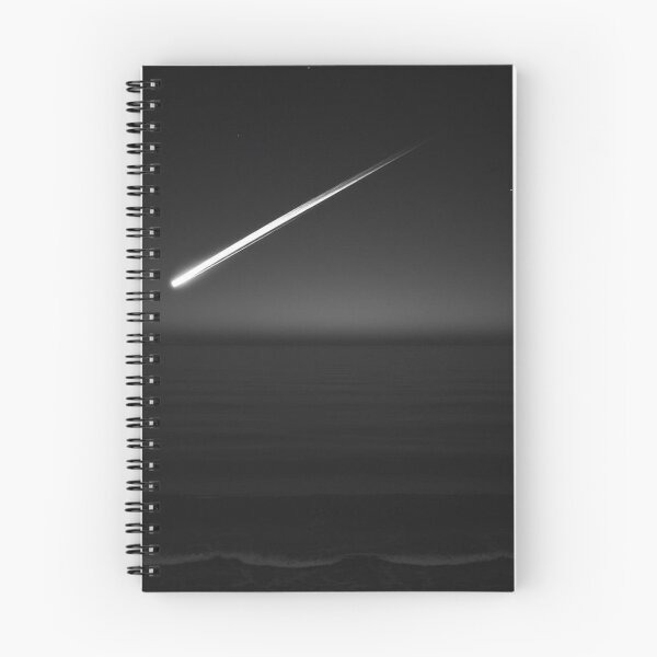 Item preview, Meteor Over Midnight Ocean | Shooting Star Night Sky Art designed and sold by EllDAV777.
