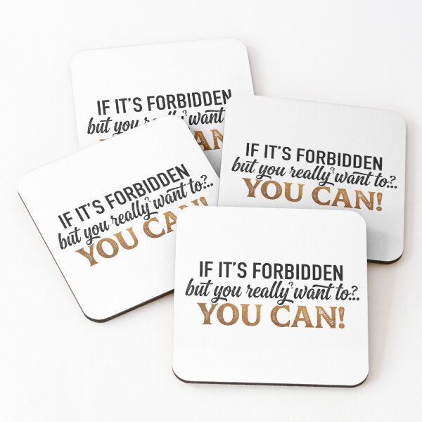Item preview, If It's Forbidden But You Really Want To You Can Bold Outline designed and sold by SlomianyPisarz.