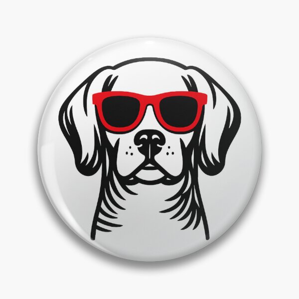 Item preview, Cool Pointer with Red Sunglasses Art - Cute Dog Illustration designed and sold by myforestfog.