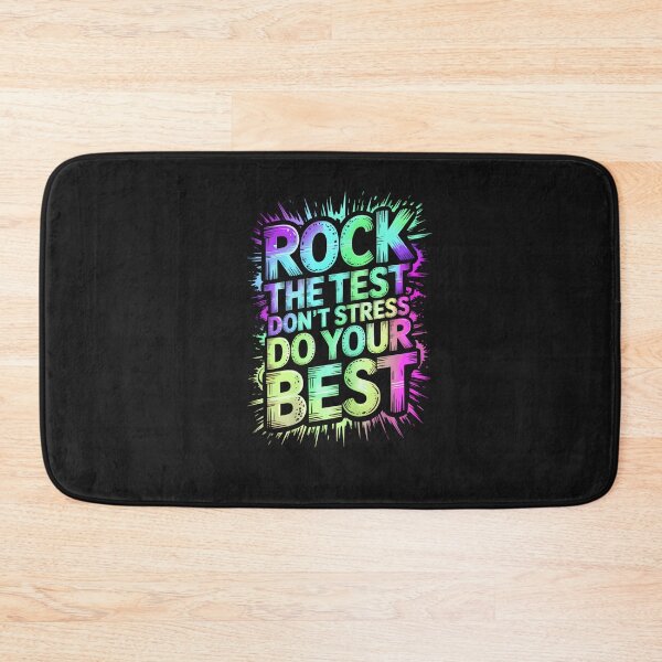 Item preview, Cool Rock THE Test DO Your Best Teacher ELA Crew Science designed and sold by FrankIsabel.