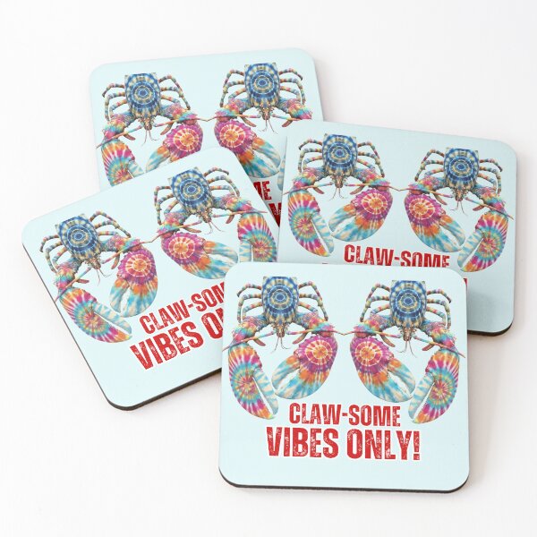 Item preview, Claw-some Vibes Only Tie Dye Lobster Graphic designed and sold by SilverSeaBKK.