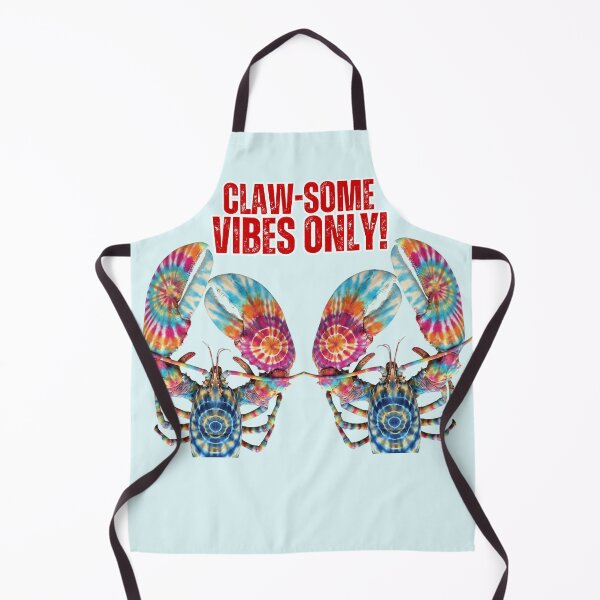 Item preview, Claw-some Vibes Only Tie Dye Lobster Graphic designed and sold by SilverSeaBKK.