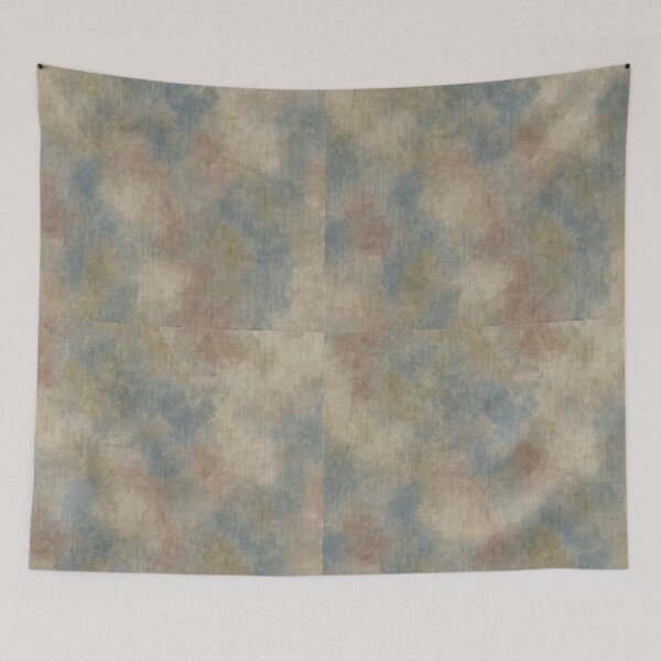 Item preview, Mineral Dyed Linen Textile Abstract Pattern designed and sold by frumixart.