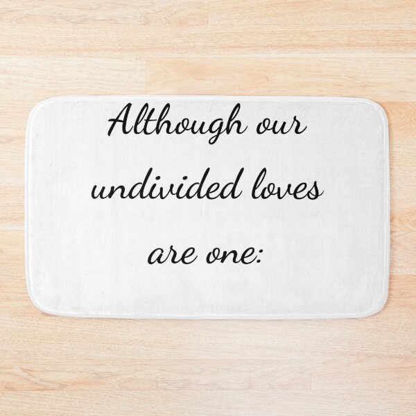 Item preview, "Although our undivided loves are one:" - handwriting black designed and sold by ariksworld.