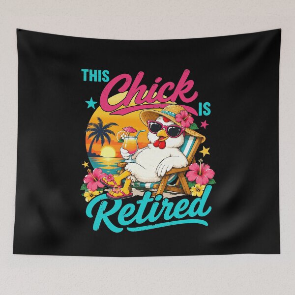 Item preview, This Chick is Retired Chicken Funny Retirement designed and sold by Randomera.