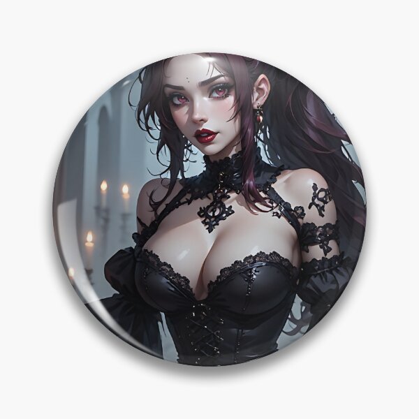 Item preview, Hot Halloween Anime Goth Girl Waifu 180 designed and sold by Your New Fixation.