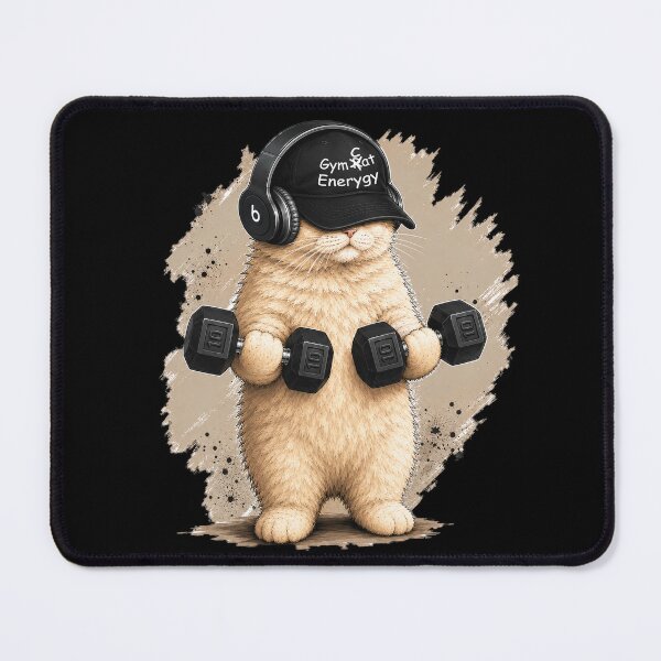 Item preview, Gym Cat designed and sold by kkrraabb3.