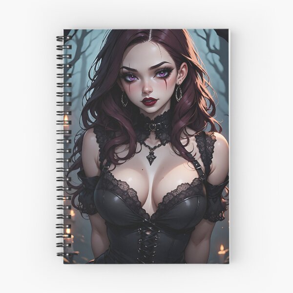 Item preview, Hot Halloween Anime Goth Girl Waifu 185 designed and sold by Your New Fixation.