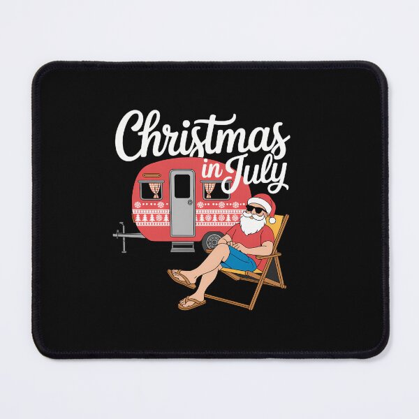 Item preview, Christmas in July Santa Camping Xmas designed and sold by TrinaEspinoza.