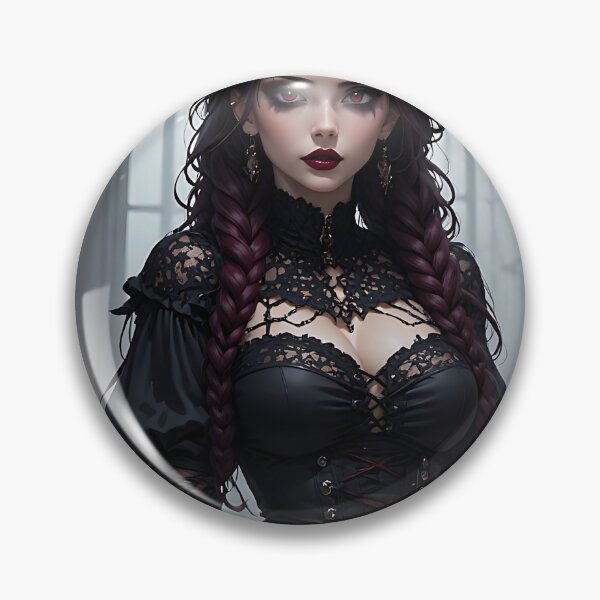 Item preview, Hot Halloween Anime Goth Girl Waifu 187 designed and sold by Your New Fixation.
