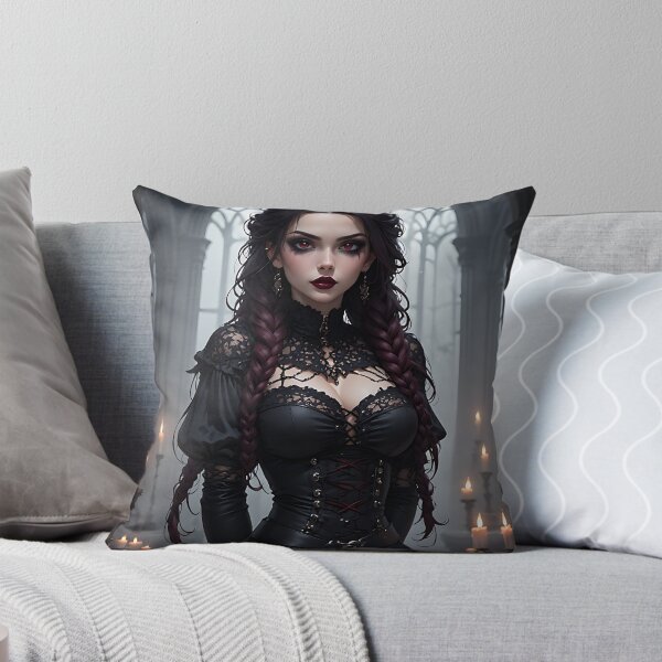 Item preview, Hot Halloween Anime Goth Girl Waifu 187 designed and sold by Your New Fixation.