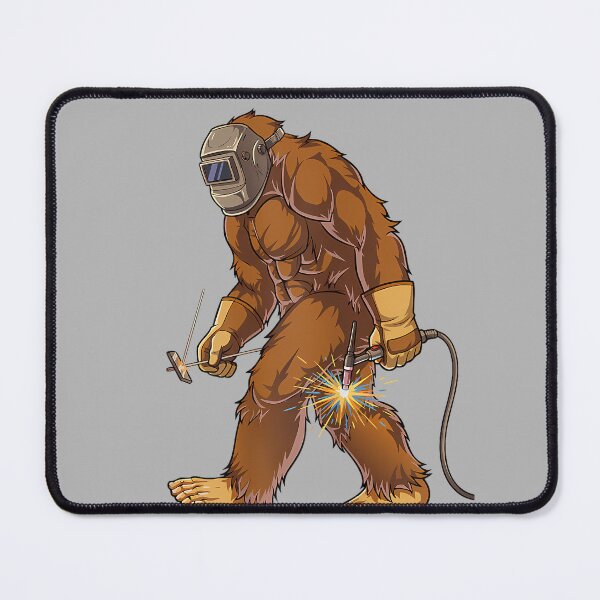 Item preview, Bigfoot Welder Sasquatch Welding Mythical Metalworker designed and sold by GreggRoss.