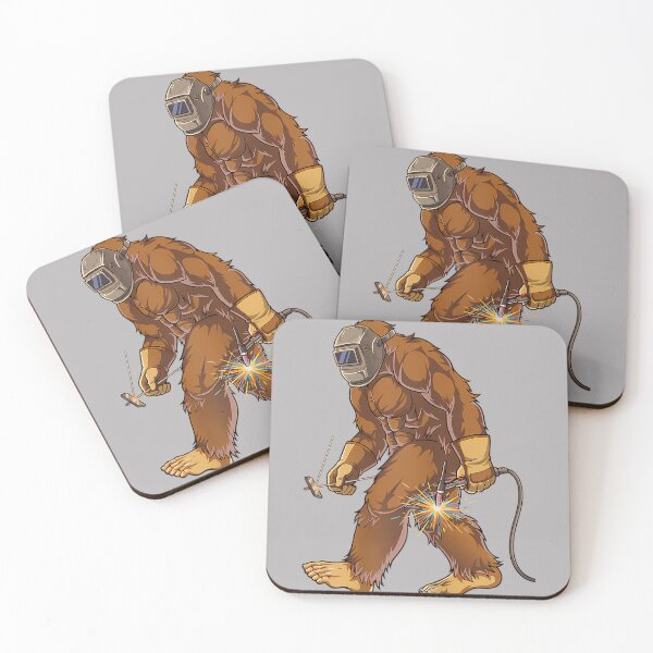 Item preview, Bigfoot Welder Sasquatch Welding Mythical Metalworker designed and sold by GreggRoss.