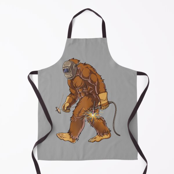Item preview, Bigfoot Welder Sasquatch Welding Mythical Metalworker designed and sold by GreggRoss.