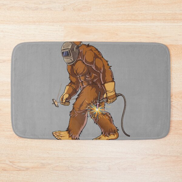 Item preview, Bigfoot Welder Sasquatch Welding Mythical Metalworker designed and sold by GreggRoss.