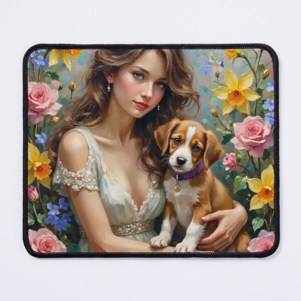 Item preview, Puppy Love Cosmic Canine Companions Memorial Love is Furever Art designed and sold by highvibz72.