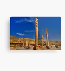 Palace Columns - Persepolis - Iran Metal Print