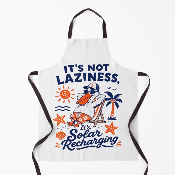 Item preview, Its Not Laziness Its Solar Recharging Funny Summer Pelican Beach Vacation designed and sold by FloroFablem.