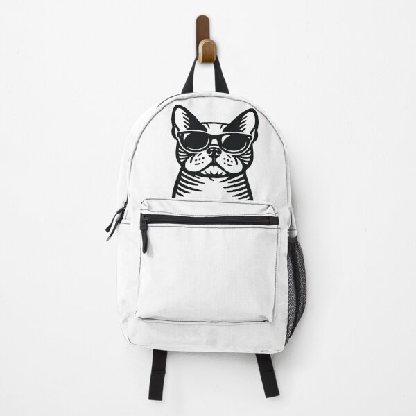 Item preview, Cool French Bulldog with Black Sunglasses Art - Cute Dog Illustration designed and sold by myforestfog.
